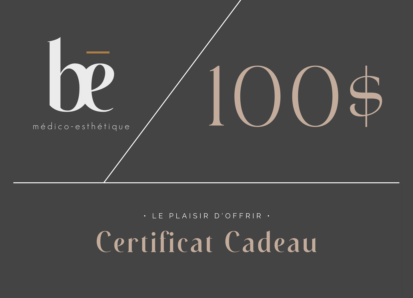 Carte-cadeau Clinique bē