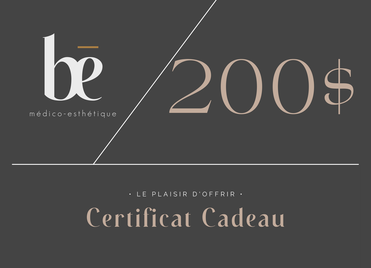 Carte-cadeau Clinique bē