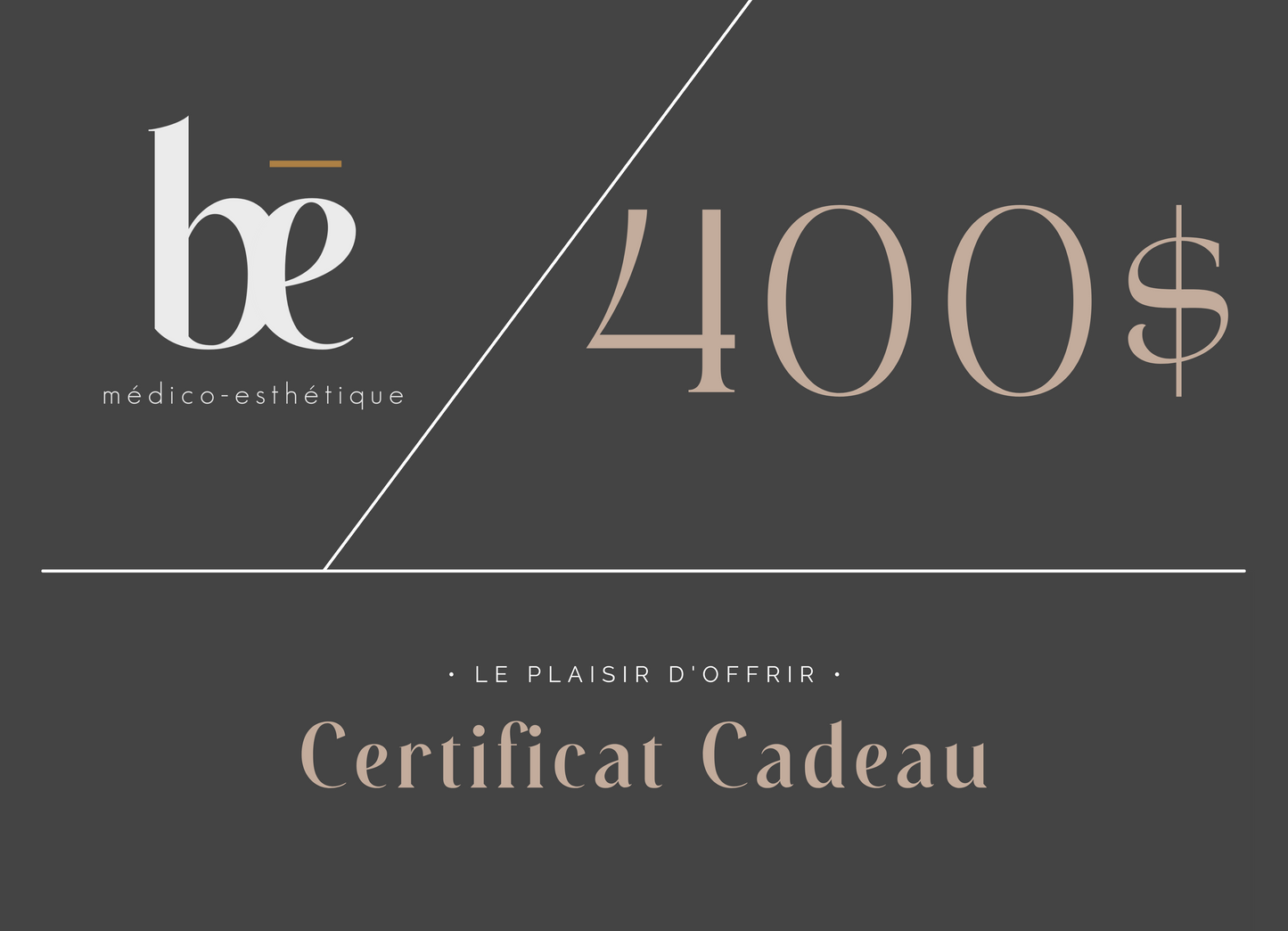 Carte-cadeau Clinique bē